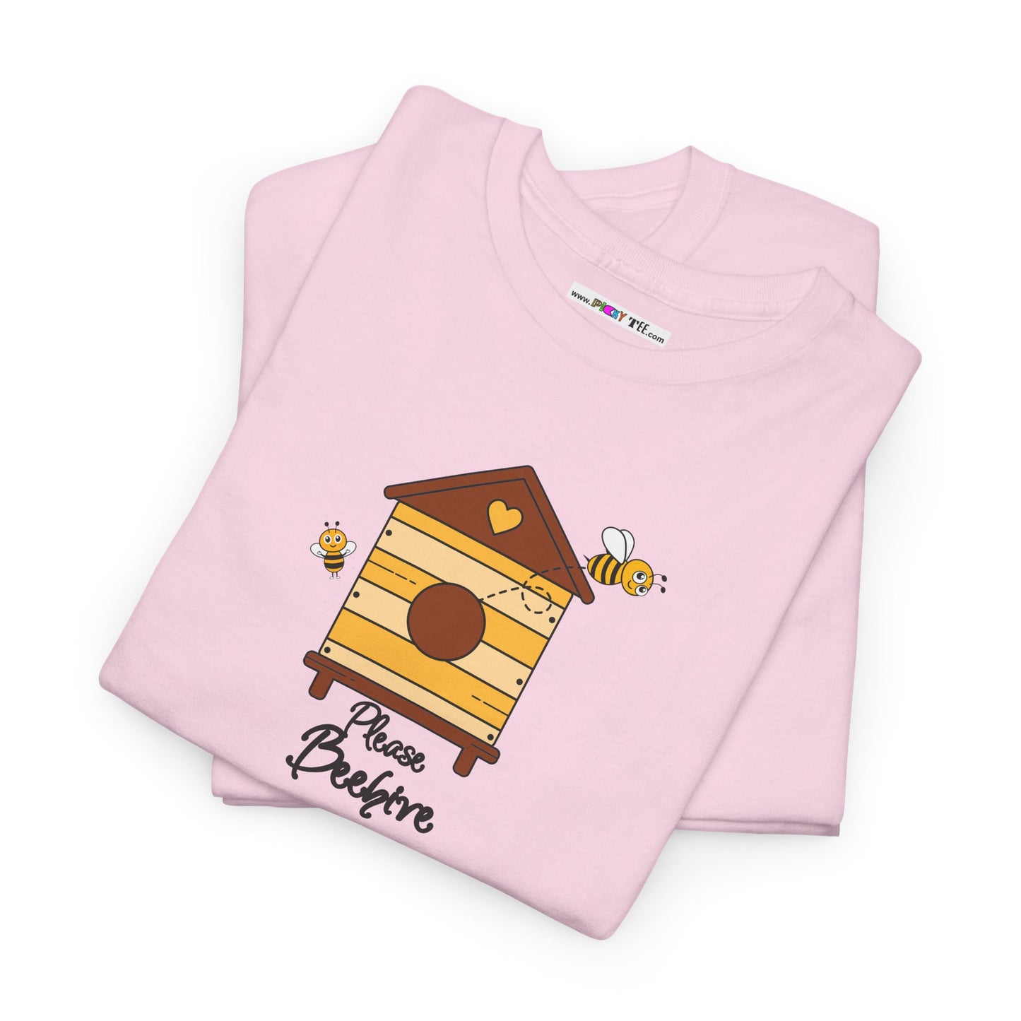Please Beehive Unisex Heavy Cotton Tee