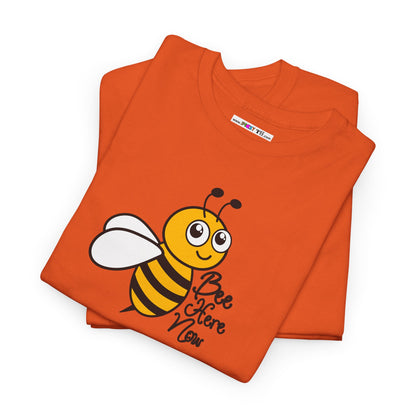 Bee Here Now Unisex Heavy Cotton Tee
