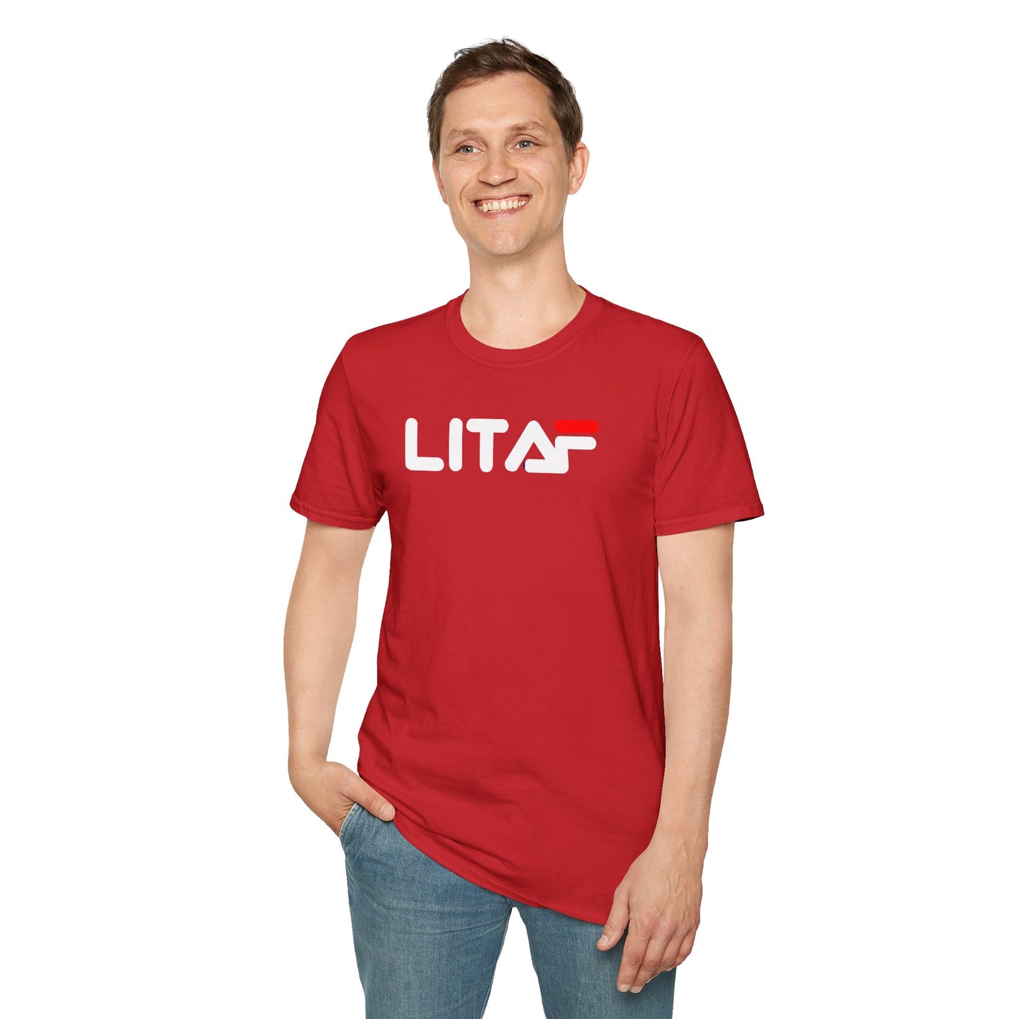 LIT AF Unisex Softstyle 100% Cotton T-Shirt