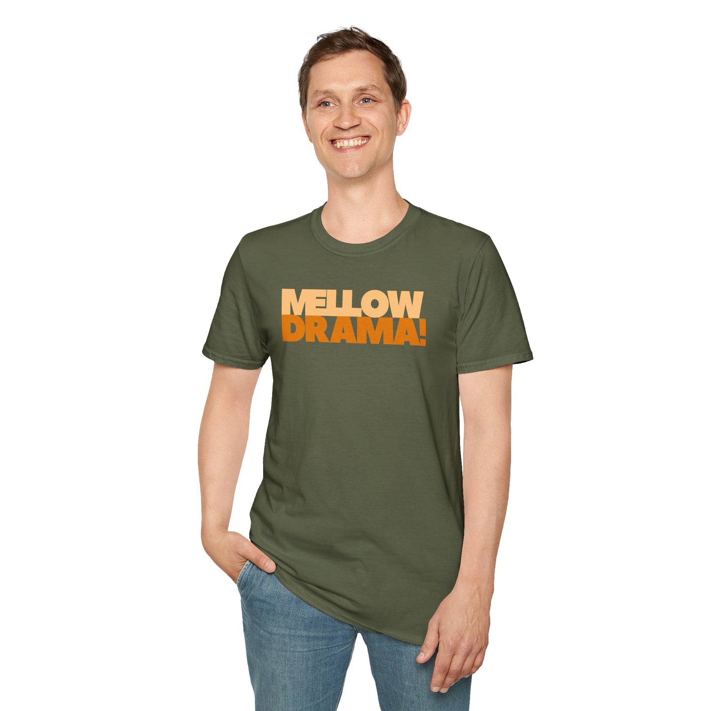 mellow DRAMA! Unisex Softstyle 100% Cotton T-Shirt