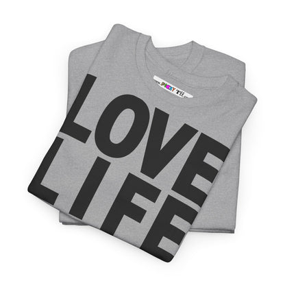 LOVE LIFE LIVE LOVE Unisex Heavy Cotton Tee