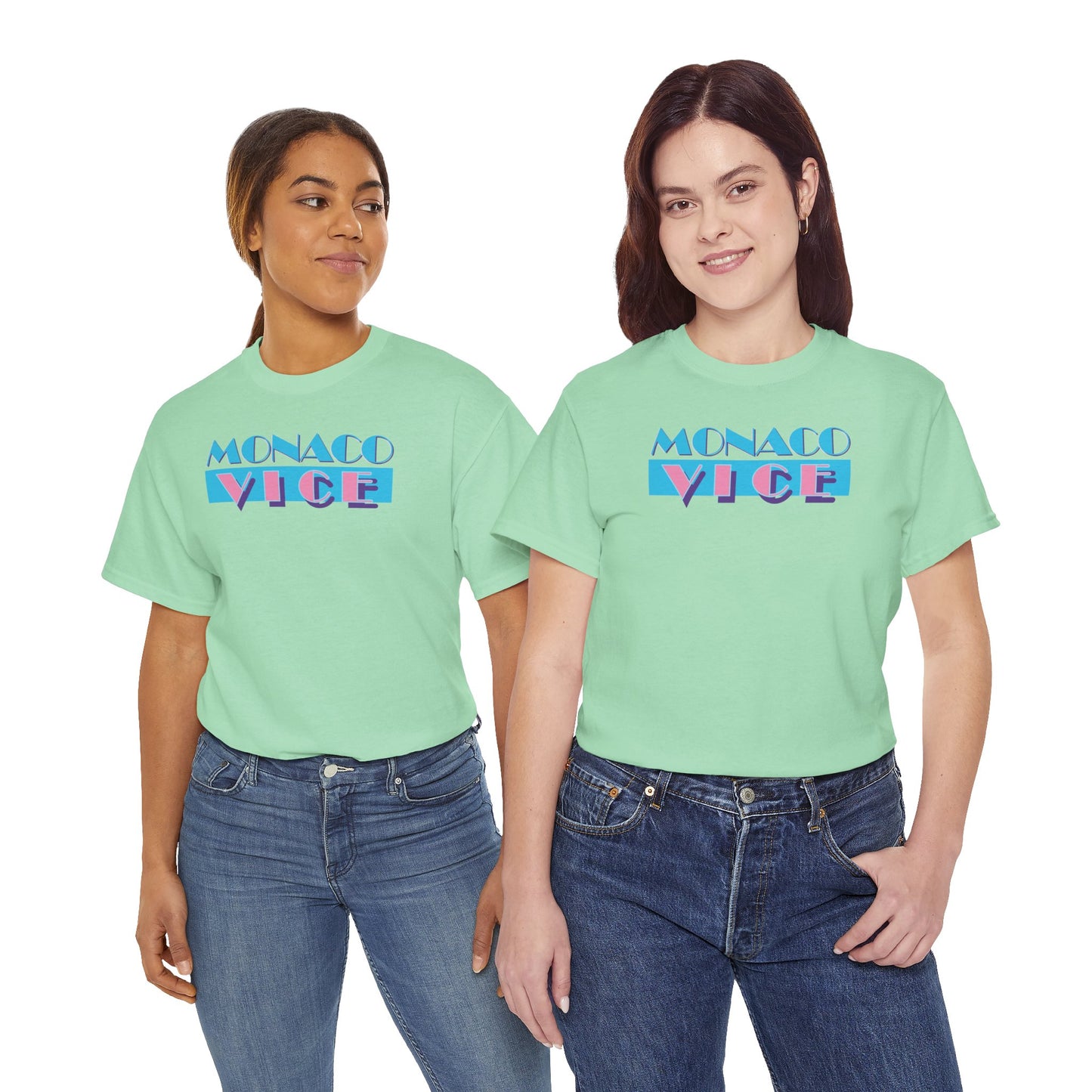 MONACO VICE Unisex Heavy Cotton Tee