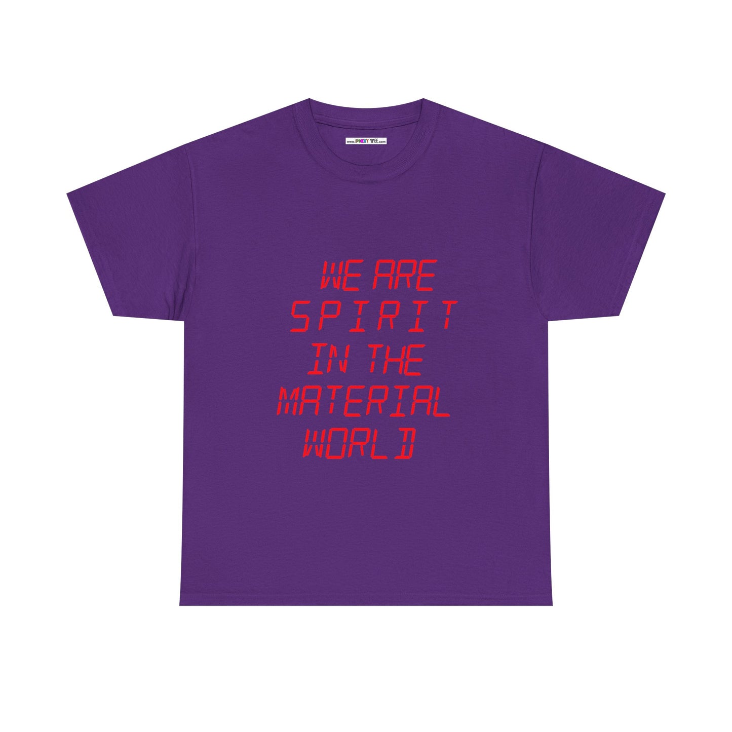 WE ARE SPIRIT IN THE MATERIAL WORLD Unisex Softstyle 100% Cotton T-Shirt