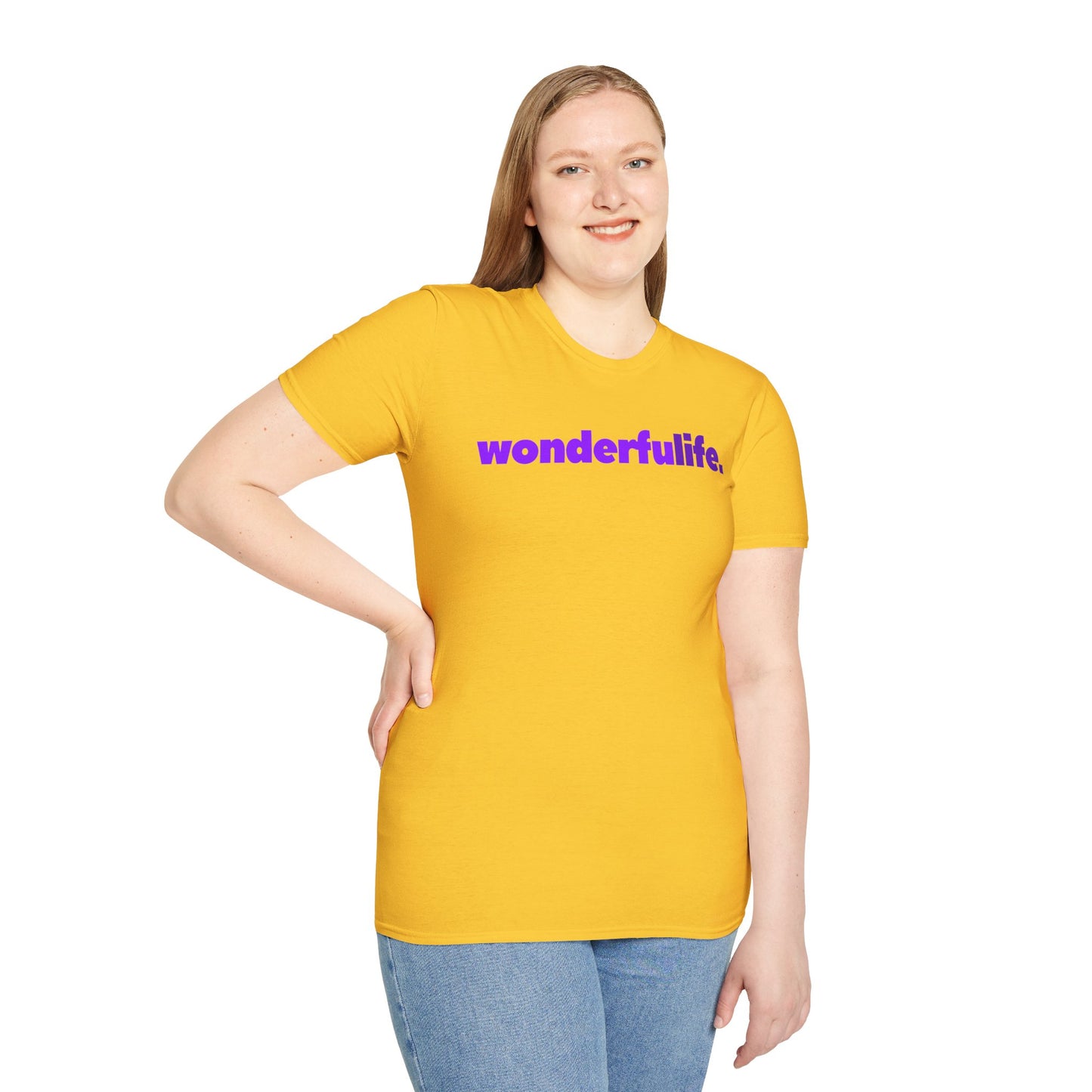 wonderfuLIFE. Unisex Softstyle 100% Cotton T-Shirt