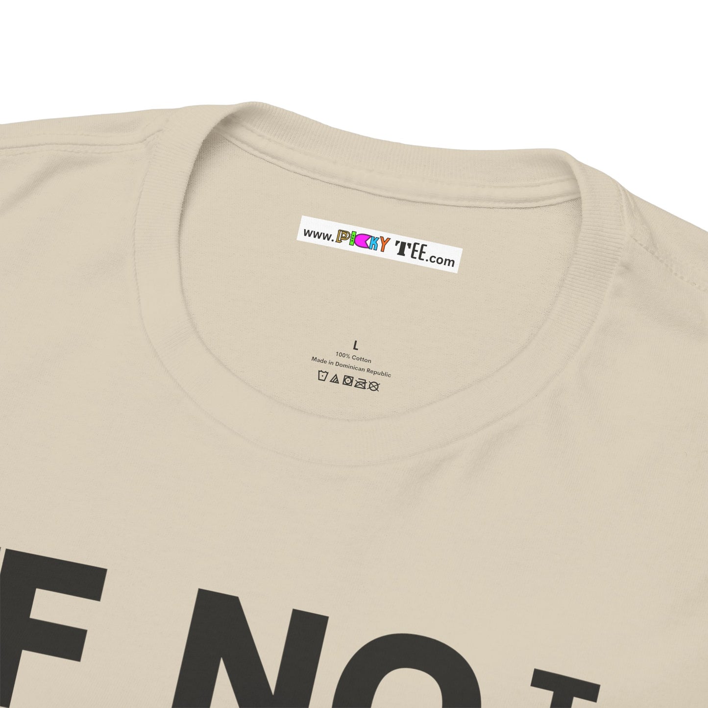 IF NOT NOW THEN WHEN Unisex Heavy Cotton Tee