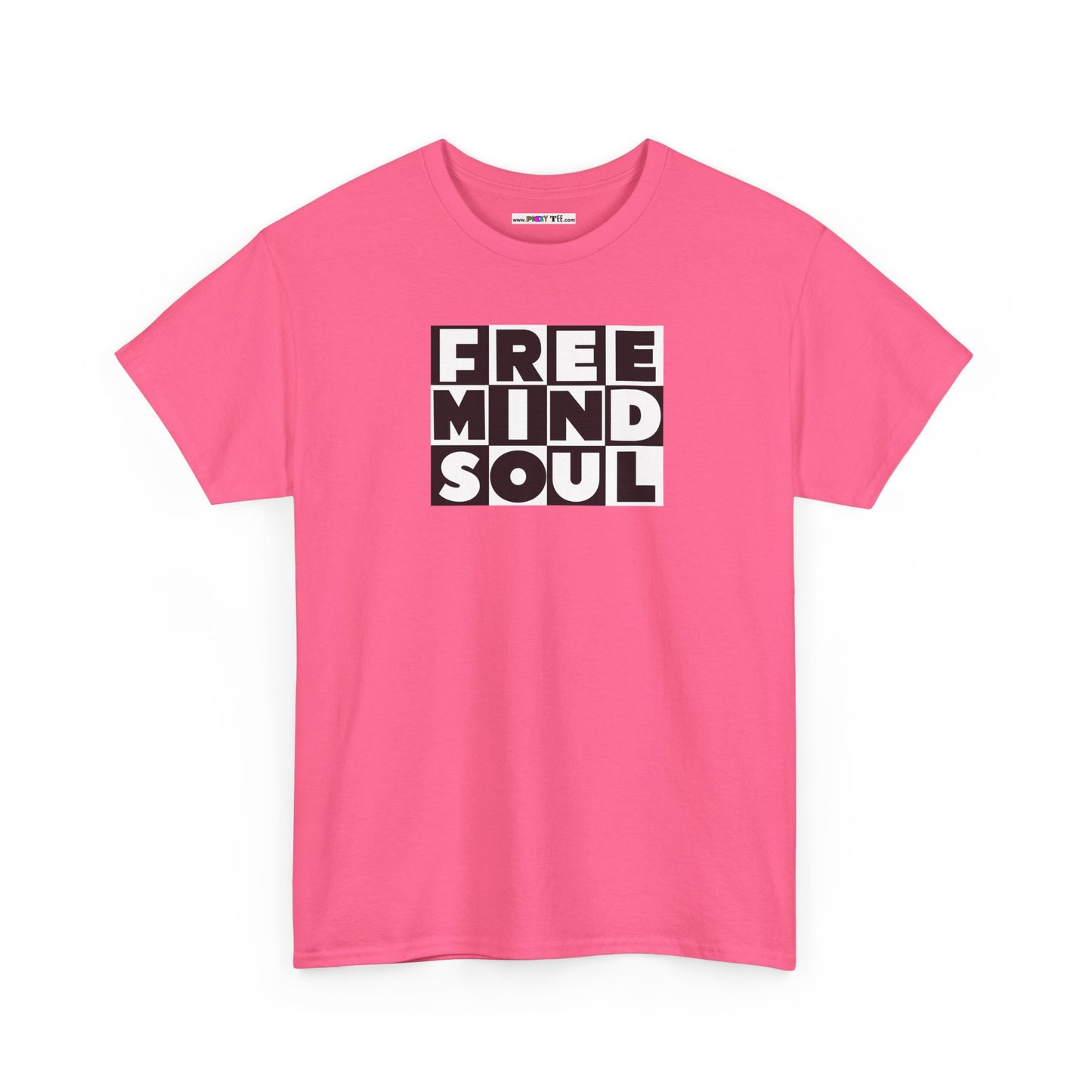 FREE MIND SOUL Unisex Heavy Cotton Tee
