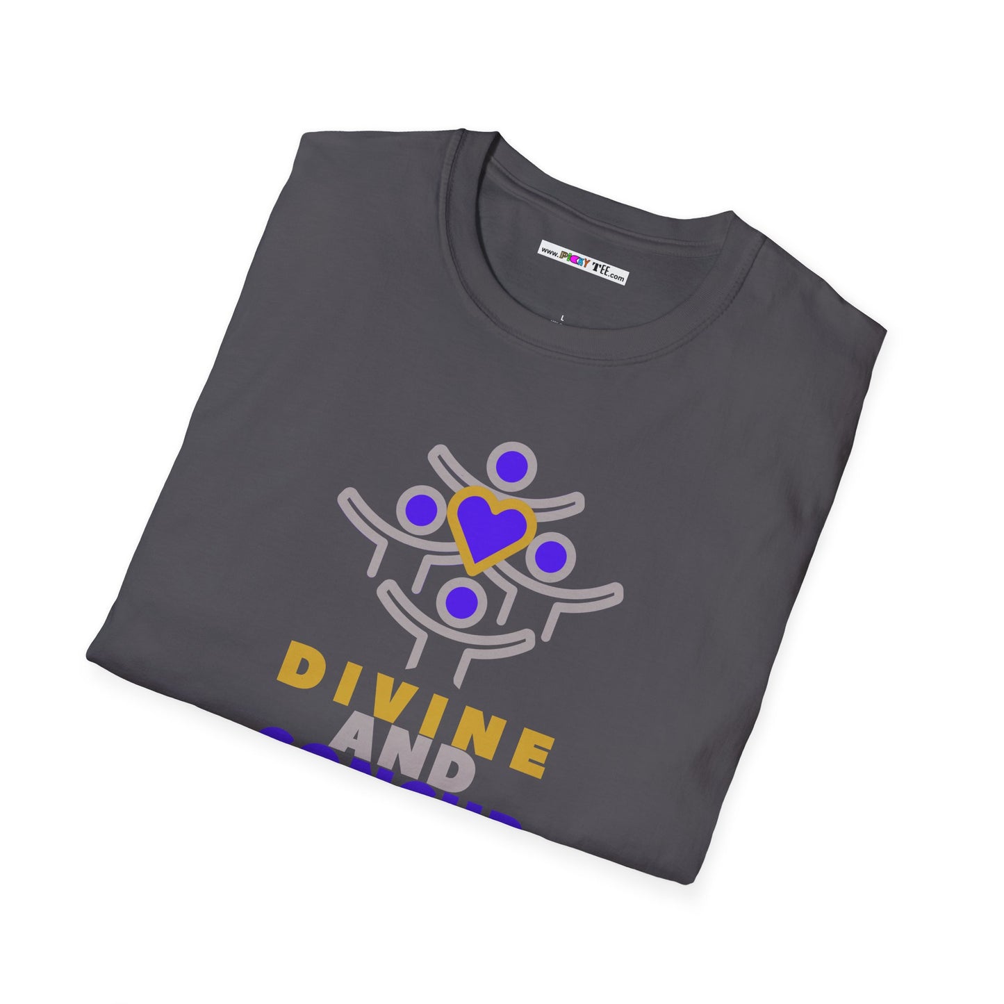 DIVINE AND CONCUR Unisex Softstyle 100% Cotton T-Shirt