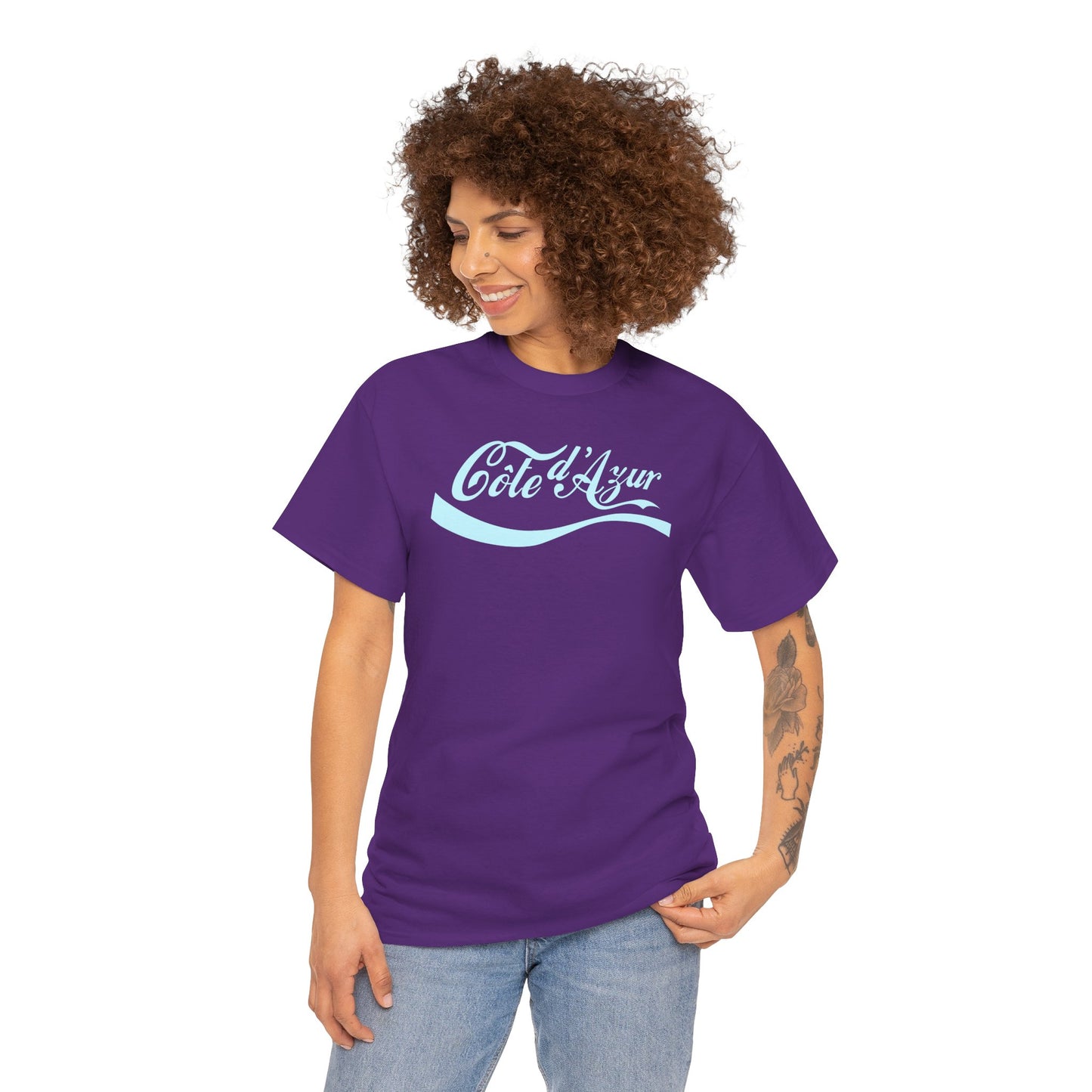 Côte d'Azur Unisex Heavy Cotton Tee