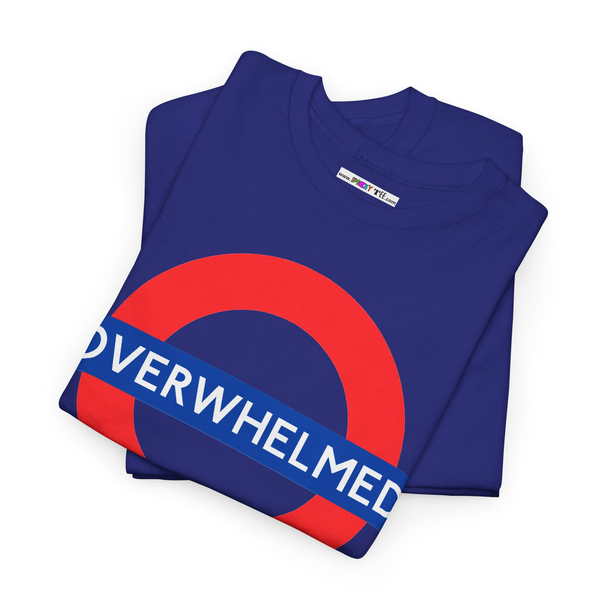 OVERWHELMED Unisex Heavy Cotton Tee