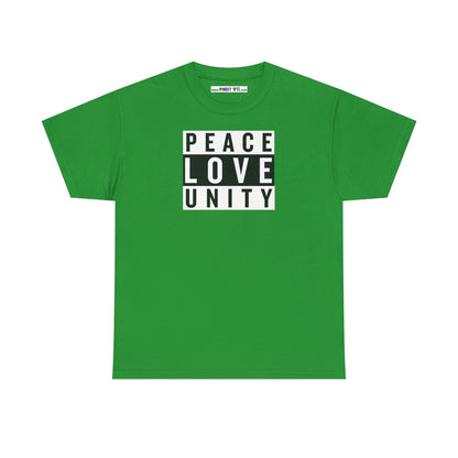 PEACELOVEUNITY Unisex Heavy Cotton Tee