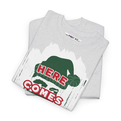 HERE COMES JOLLY!  Unisex Heavy Cotton Tee