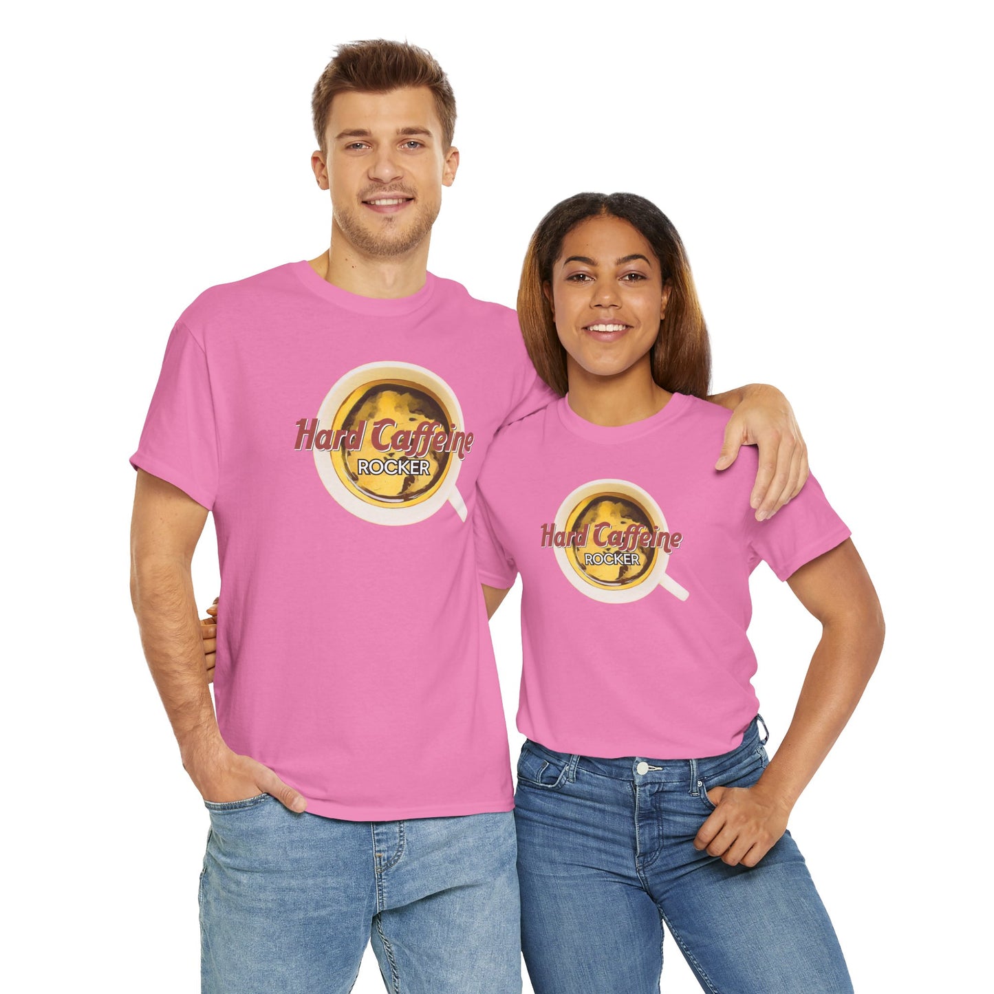 Hard Caffeine ROCKER Unisex Heavy Cotton Tee