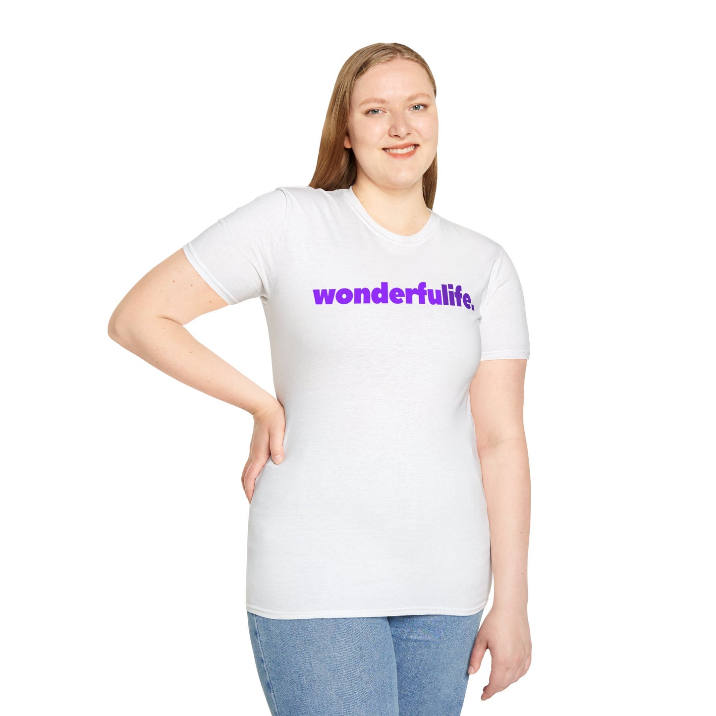 wonderfuLIFE. Unisex Softstyle 100% Cotton T-Shirt