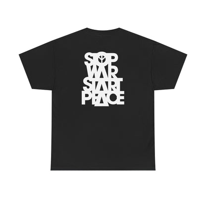 STOP WAR START PEACE Unisex Heavy Cotton Tee