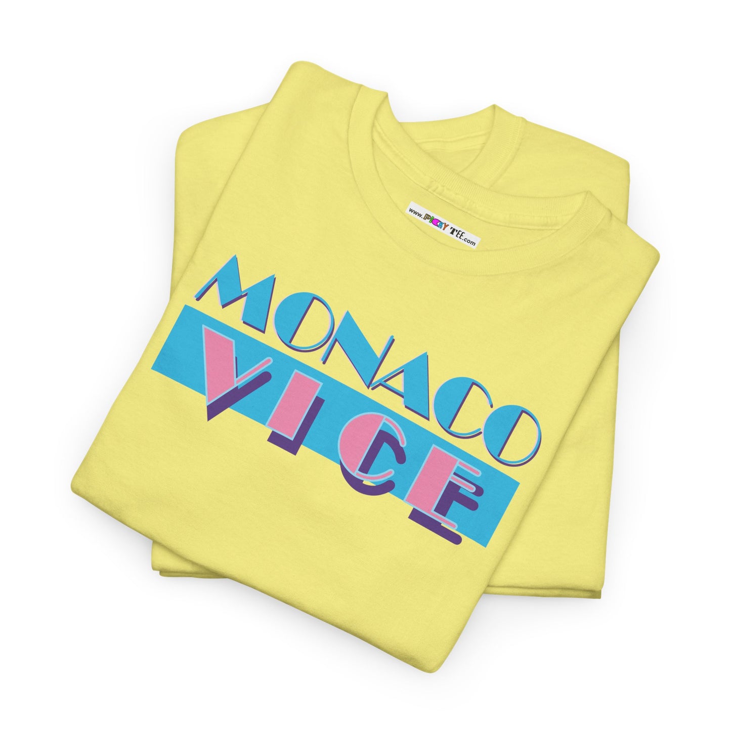 MONACO VICE Unisex Heavy Cotton Tee