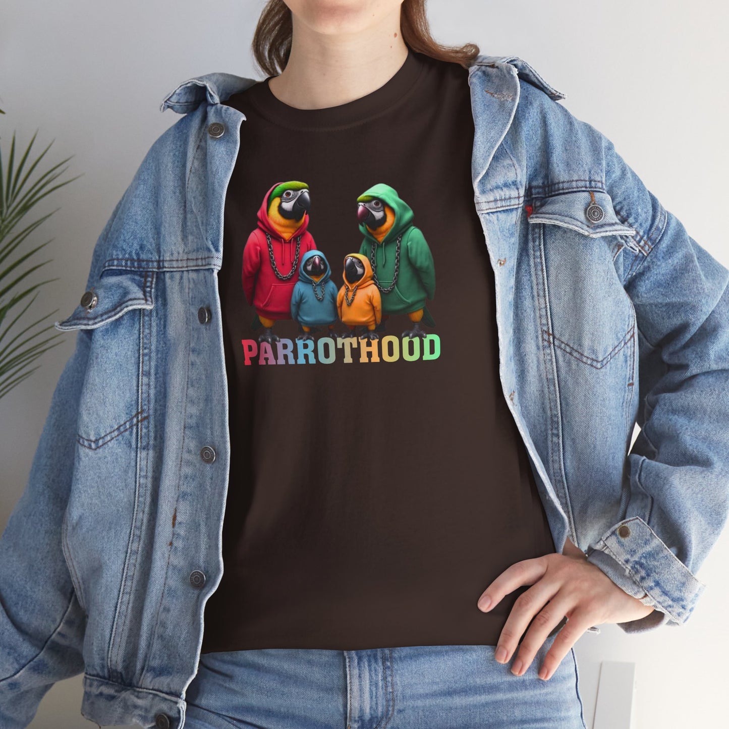 PARROTHOOD Unisex Heavy Cotton Tee