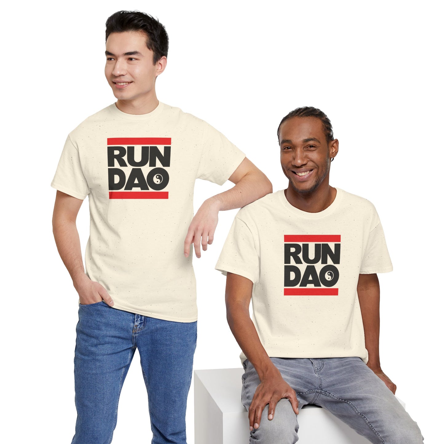 RUN DAO Unisex Heavy Cotton Tee