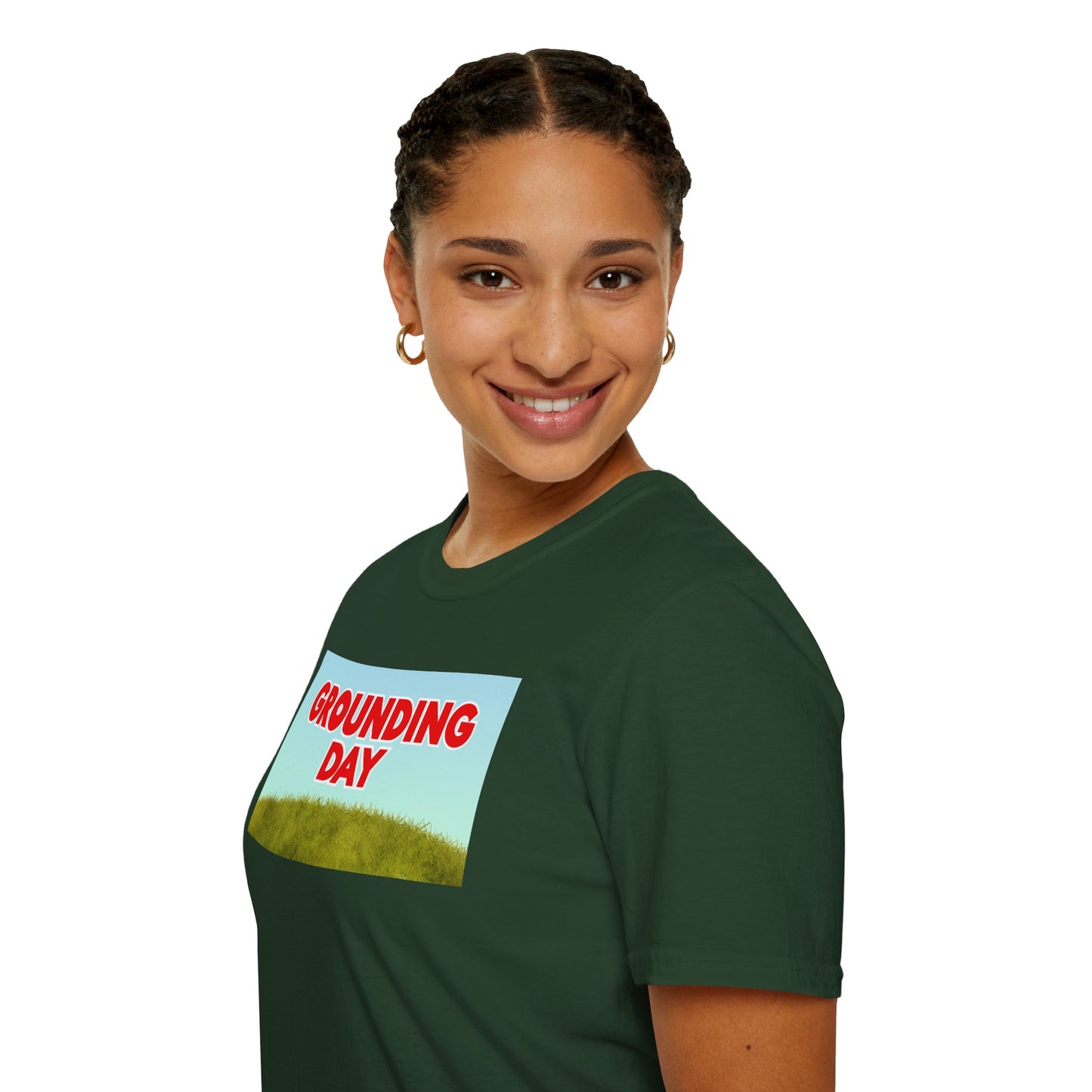 GROUNDING DAY Unisex Softstyle 100% Cotton T-Shirt