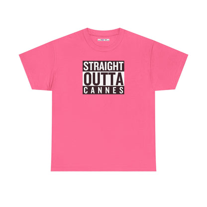 STRAIGHT OUTTA CANNES Unisex Heavy Cotton Tee