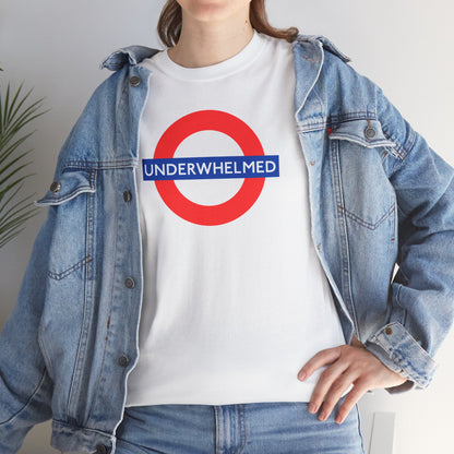 UNDERWHELMED Unisex Heavy Cotton Tee