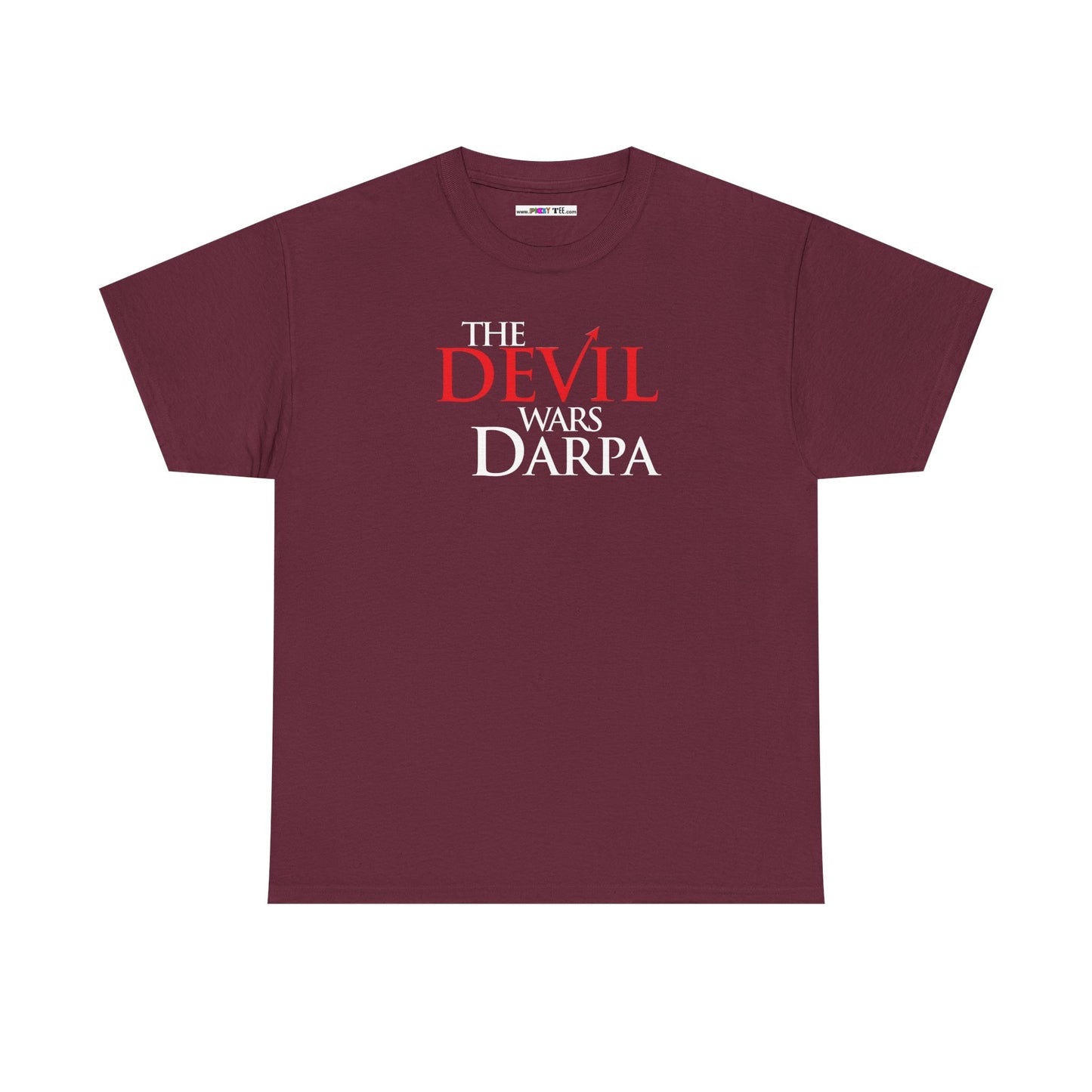 THE DEVIL WARS DARPA Unisex Heavy Cotton Tee