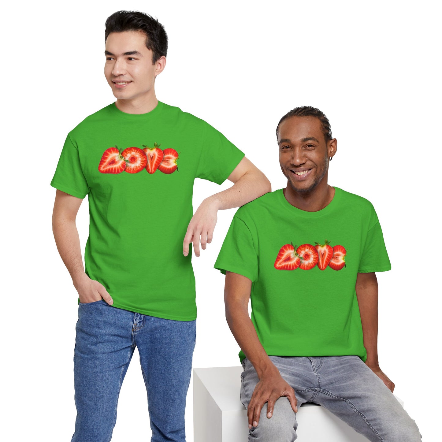 BERRY MUCH LOVE Unisex Heavy Cotton Tee