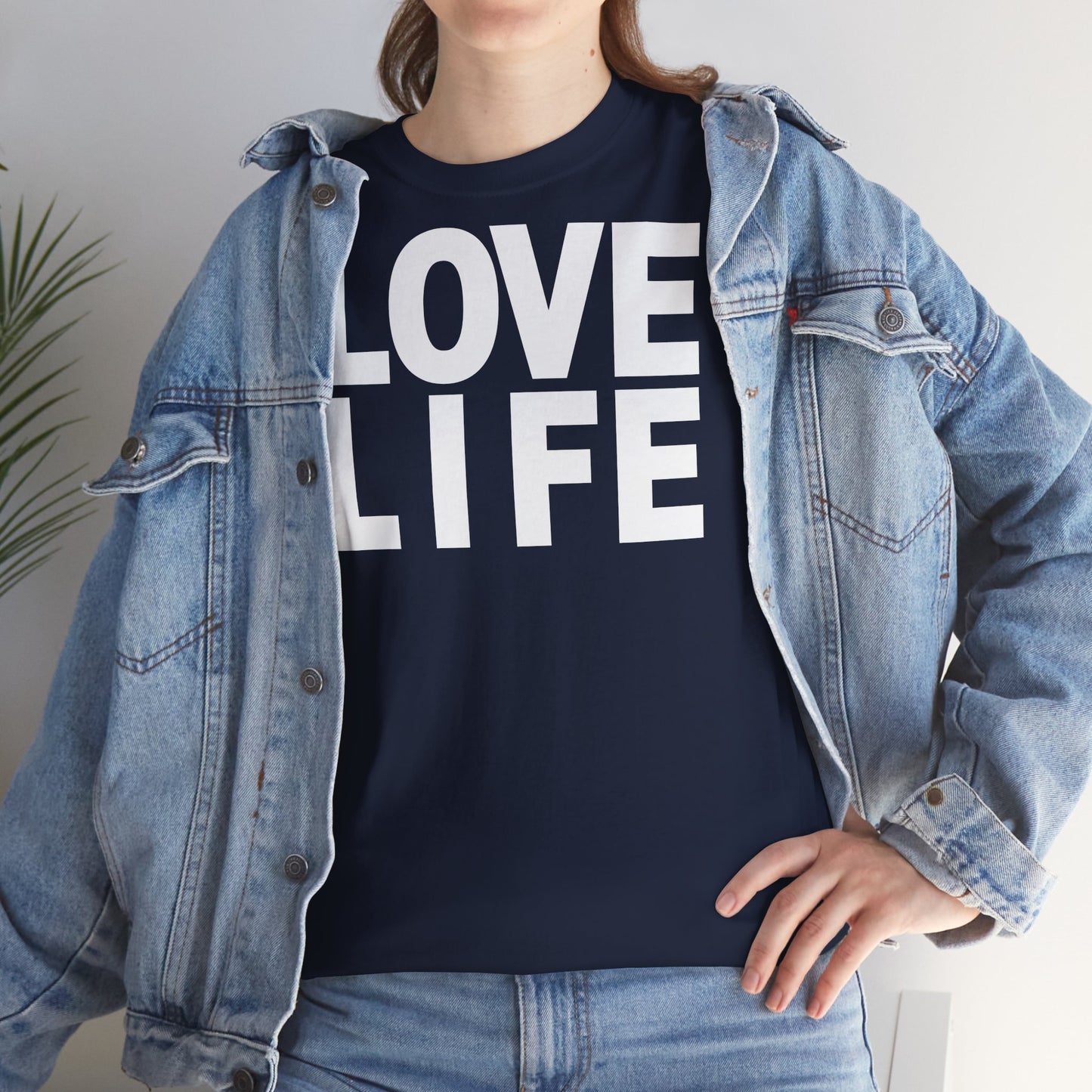 LOVE LIFE Unisex Heavy Cotton Tee