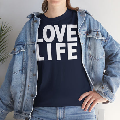 LOVE LIFE Unisex Heavy Cotton Tee