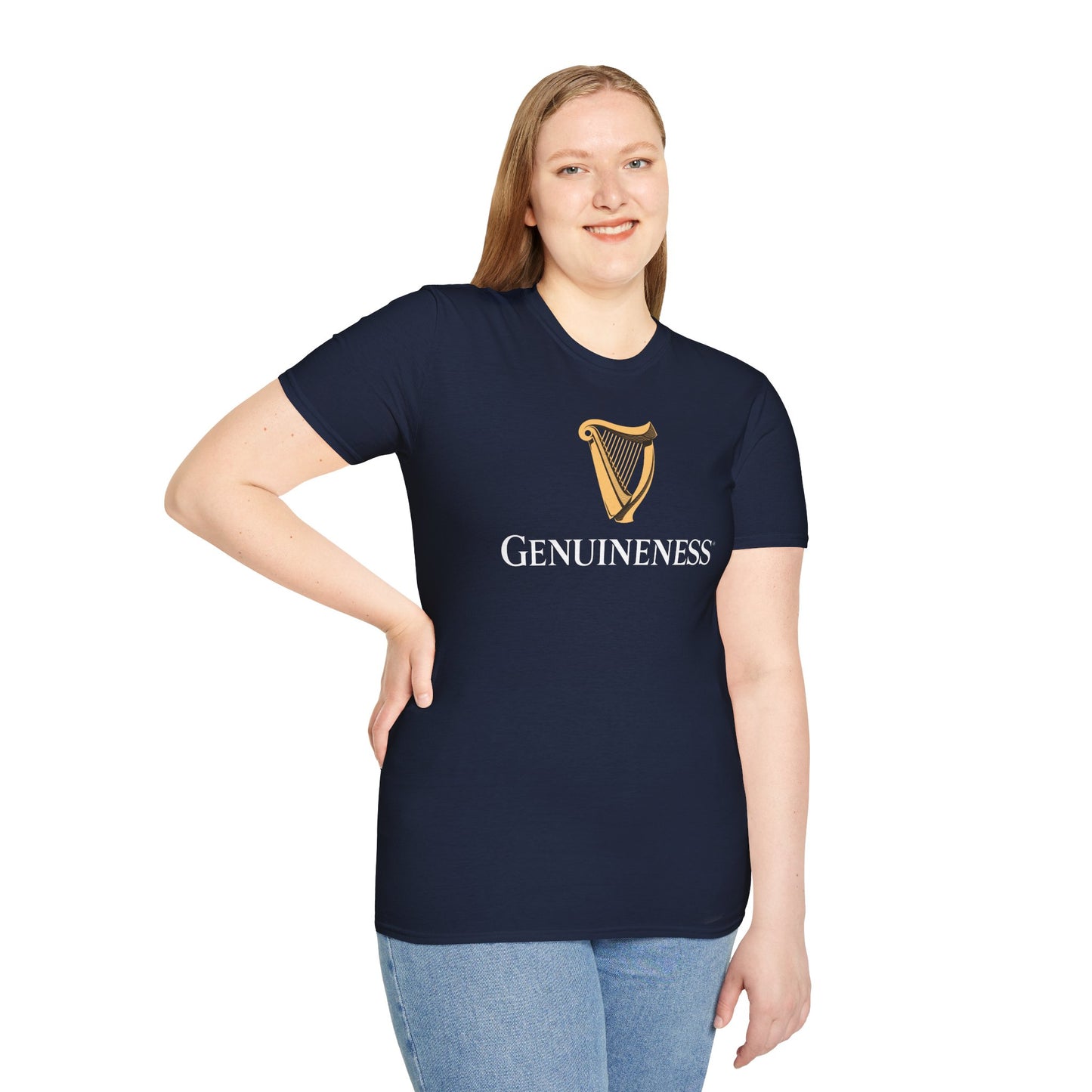 GENUINENESS Unisex Softstyle 100% Cotton T-Shirt