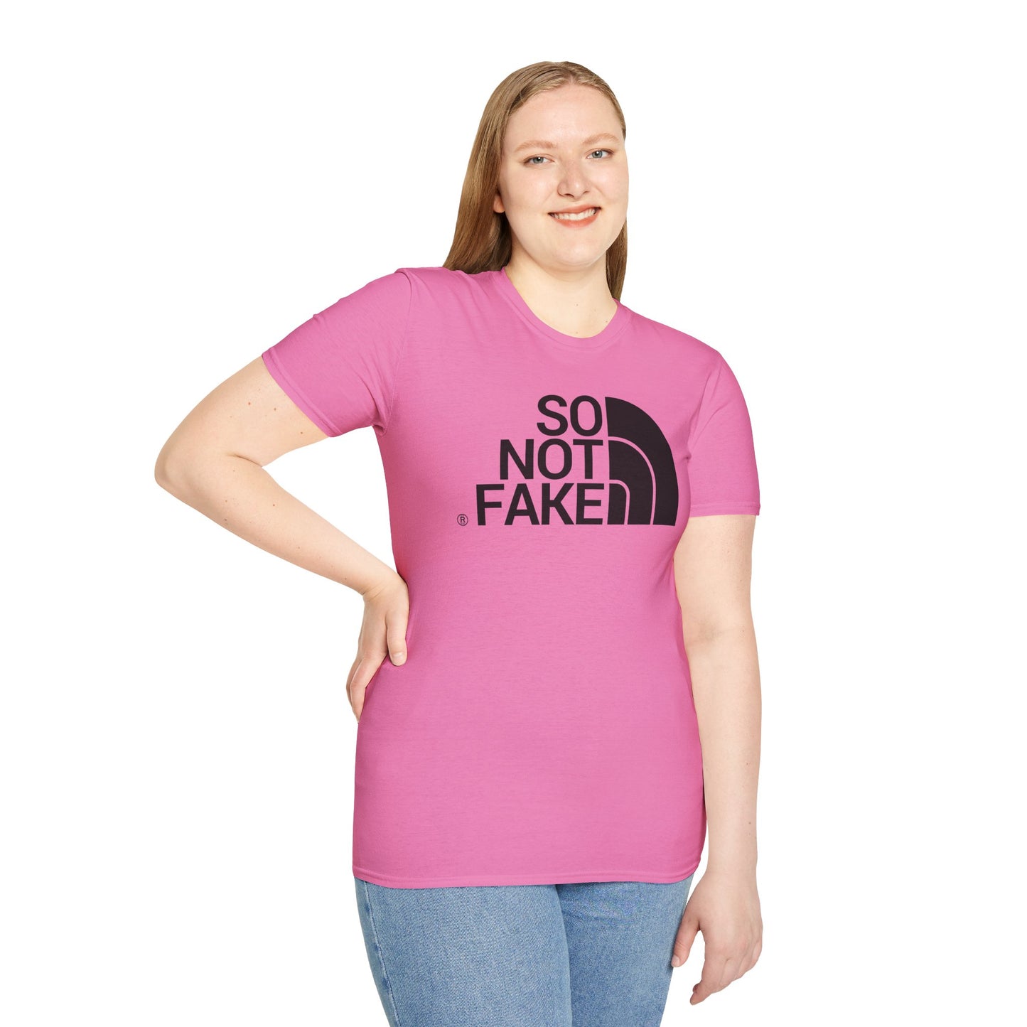 SO NOT FAKE Unisex Softstyle 100% Cotton T-Shirt