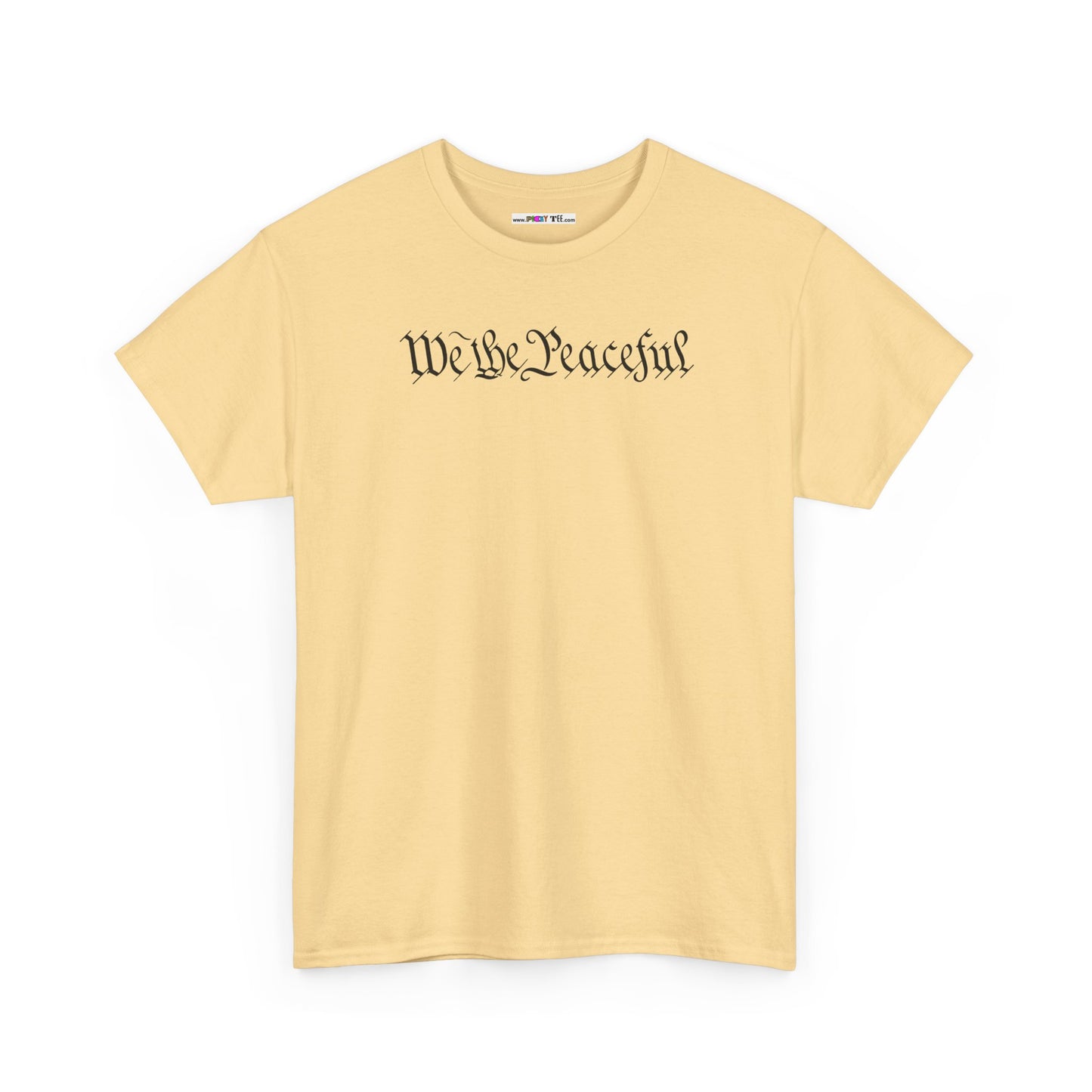 WE THE PEACEFUL Unisex Heavy Cotton Tee