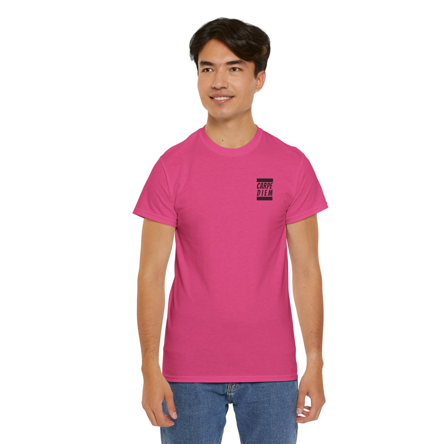 CARPE DIEM "I SEIZE DAY, PEOPLE" Unisex Heavy Cotton Tee