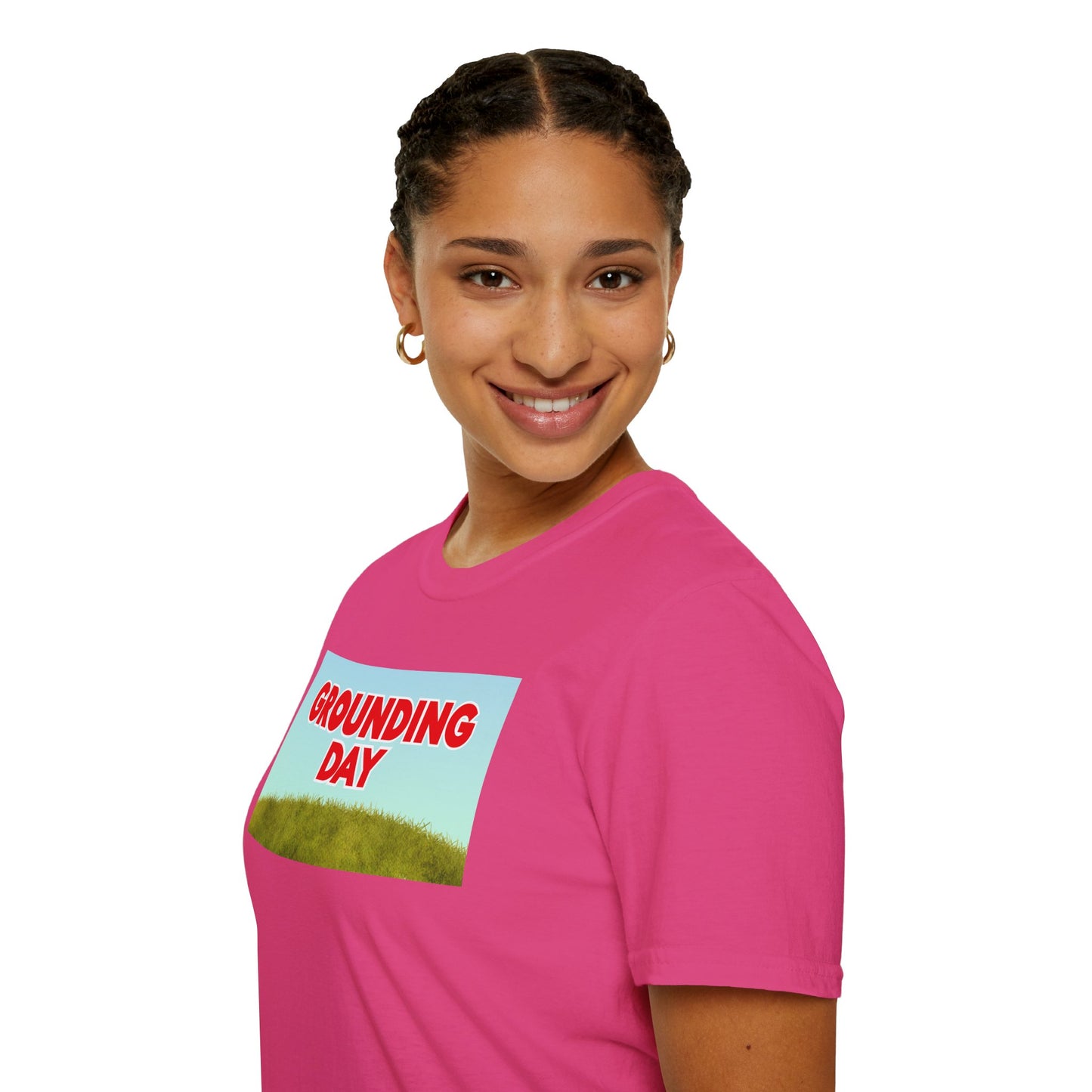 GROUNDING DAY Unisex Softstyle 100% Cotton T-Shirt