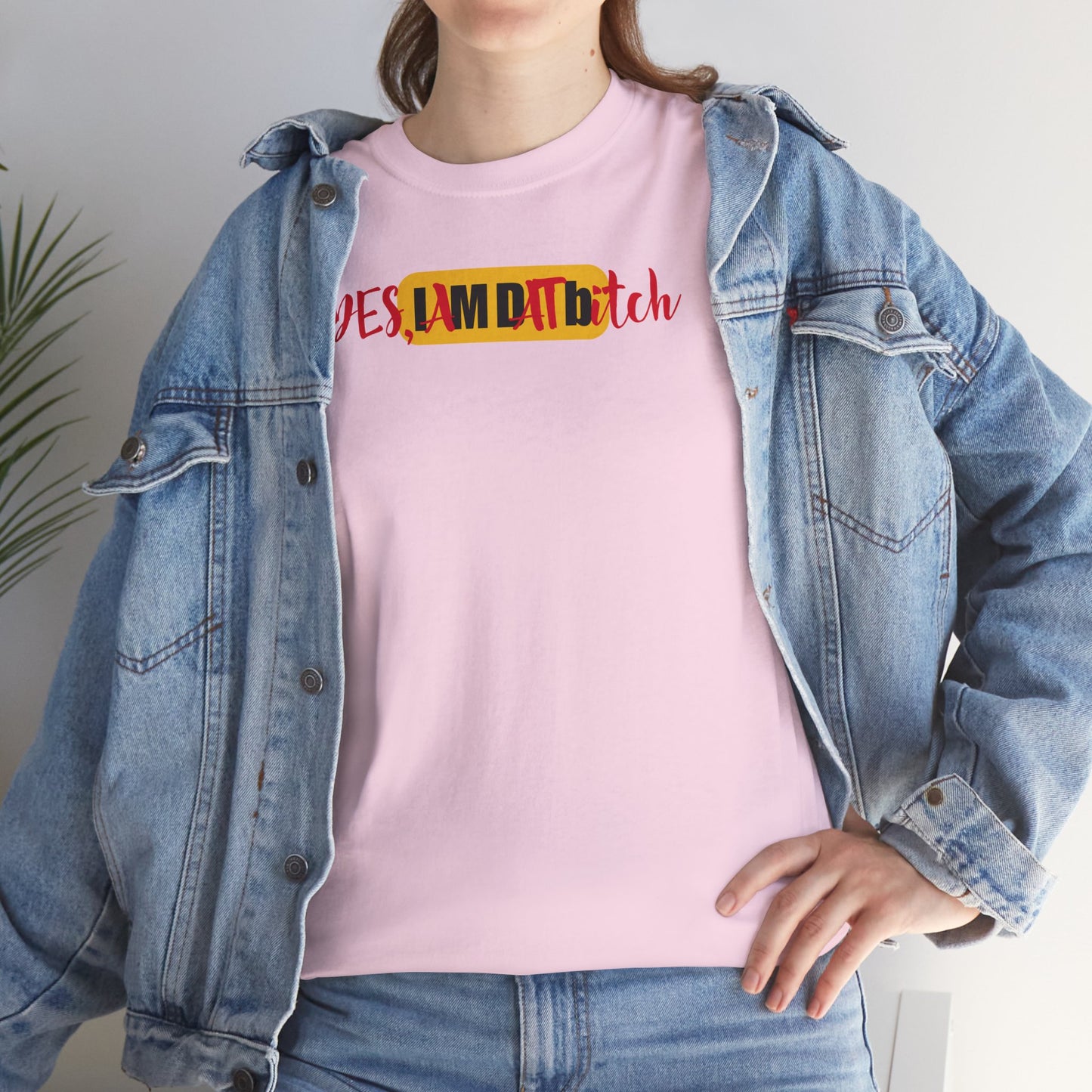 YES, IAMDATbitch Unisex Heavy Cotton Tee