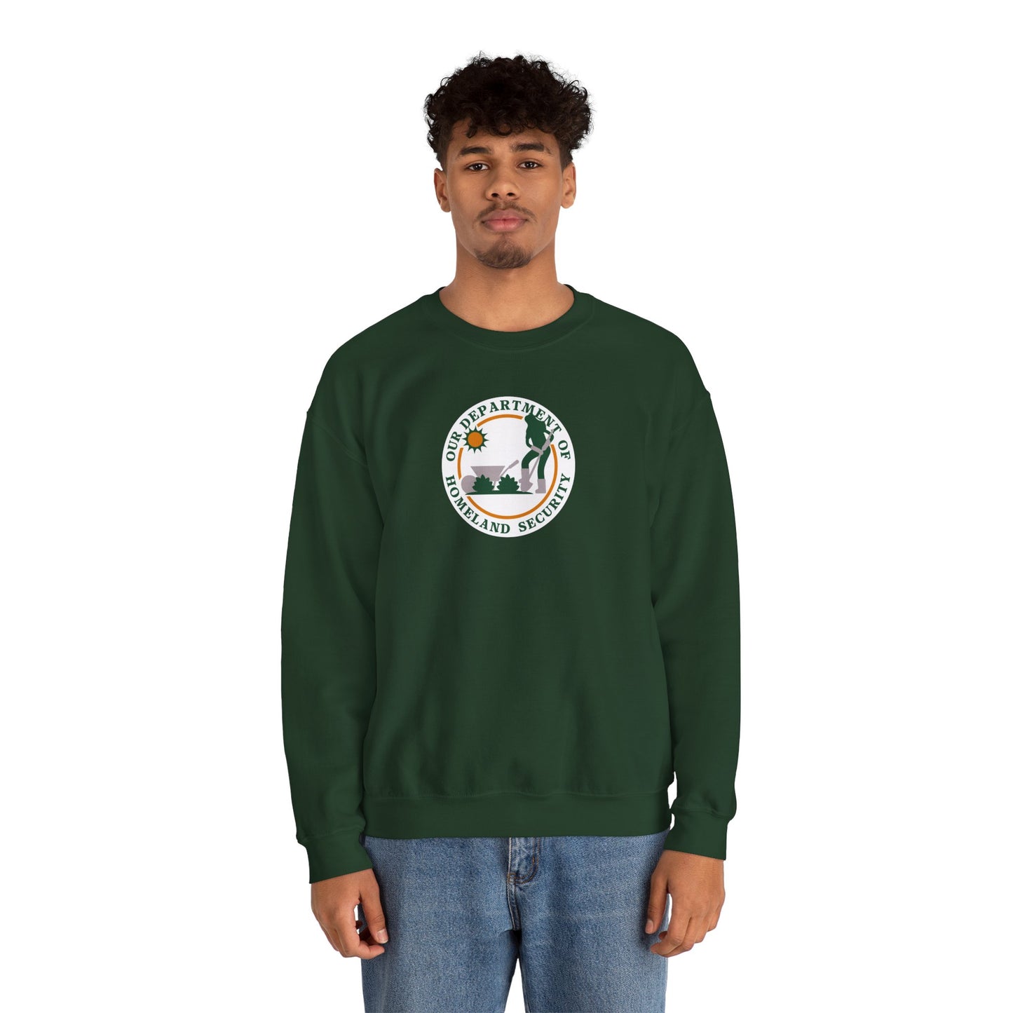 HOMELAND SECURITY (OUR DEPARTMENT OF)  Unisex Heavy Cotton Sweatshirt