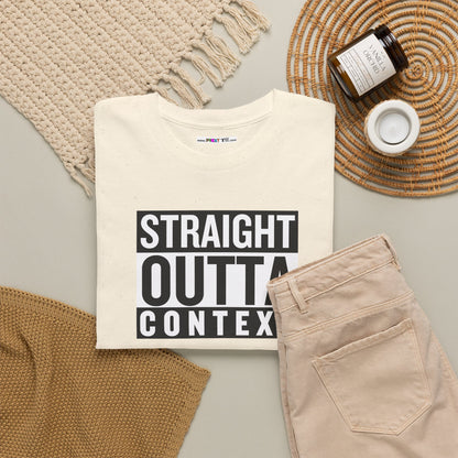 STRAIGHT OUTTA CONTEXT Unisex Heavy Cotton Tee