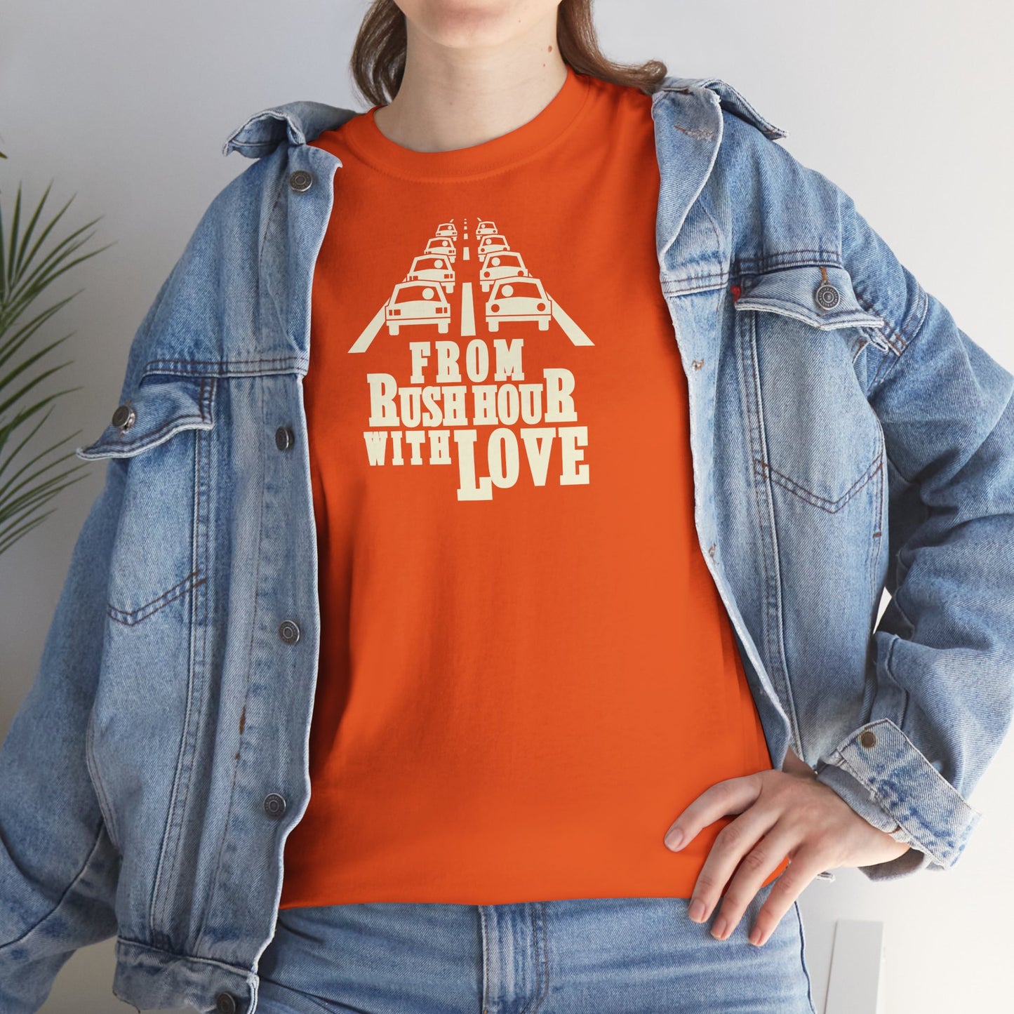 FROM RUSH HOUR WITH LOVE Unisex Heavy Cotton Tee