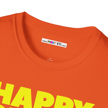 HAPPY PLACE/PEACE Unisex Softstyle 100% Cotton T-Shirt