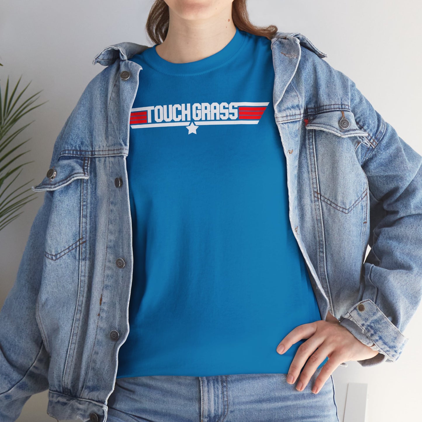 TOUCH GRASS Unisex Heavy Cotton Tee