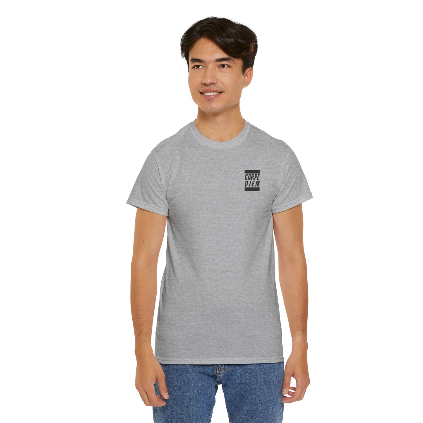 CARPE DIEM "I SEIZE DAY, PEOPLE" Unisex Heavy Cotton Tee