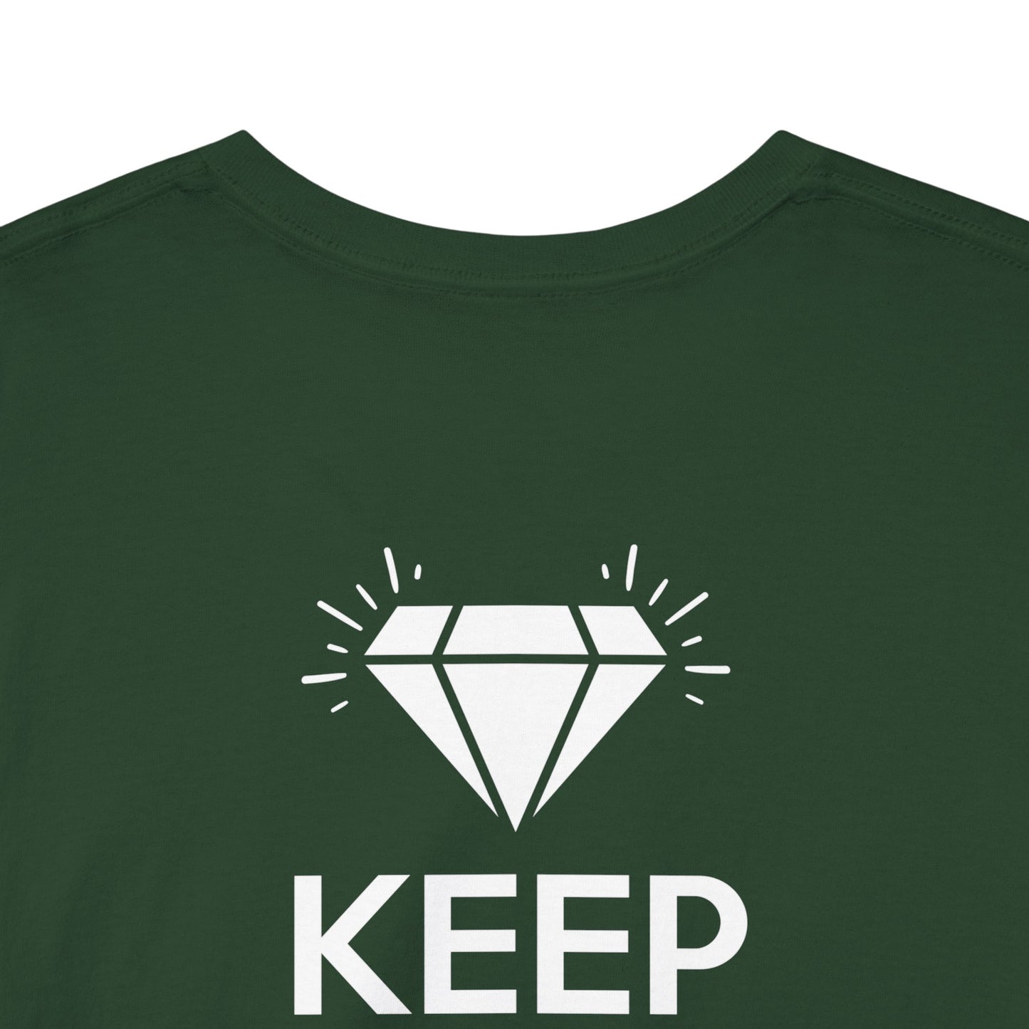KEEP CRAZY AND SHINE ON Unisex Heavy Cotton Tee