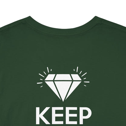KEEP CRAZY AND SHINE ON Unisex Heavy Cotton Tee