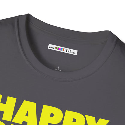 HAPPY PLACE/PEACE Unisex Softstyle 100% Cotton T-Shirt