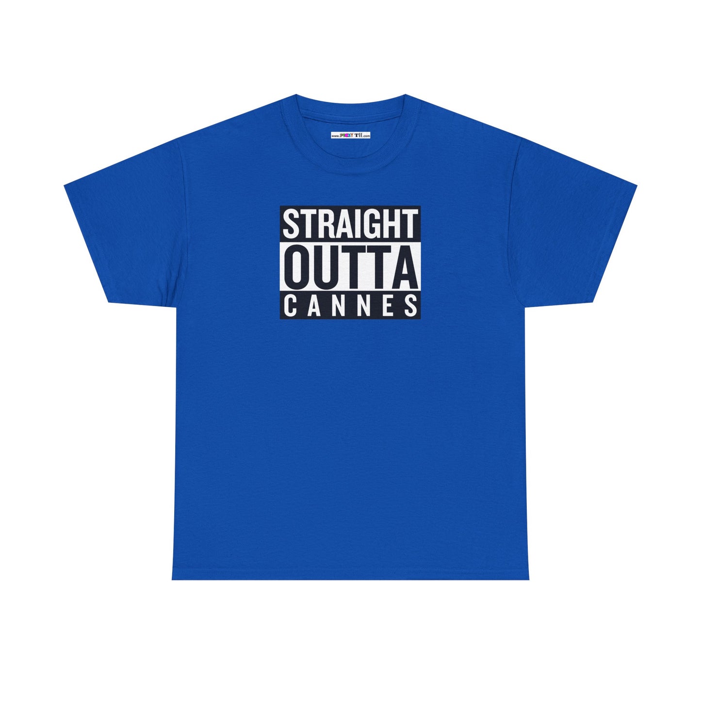 STRAIGHT OUTTA CANNES Unisex Heavy Cotton Tee