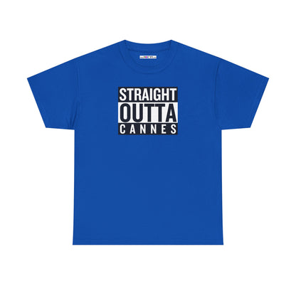 STRAIGHT OUTTA CANNES Unisex Heavy Cotton Tee