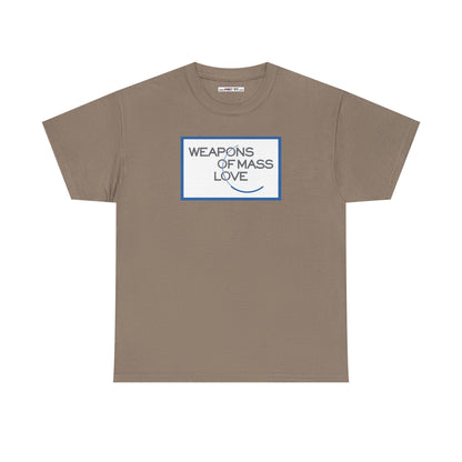 WEAPONS OF MASS LOVE Unisex Heavy Cotton Tee