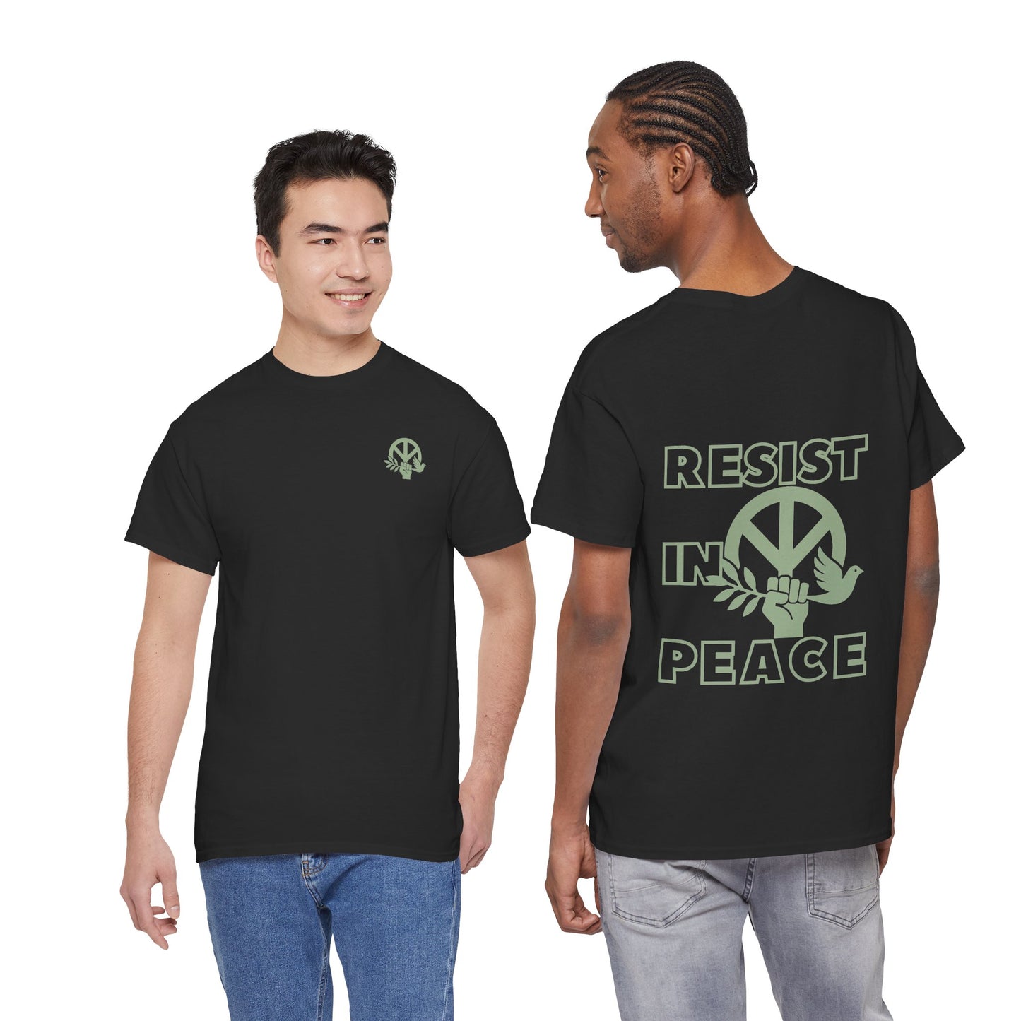 RESIST IN PEACE Unisex Heavy Cotton Tee