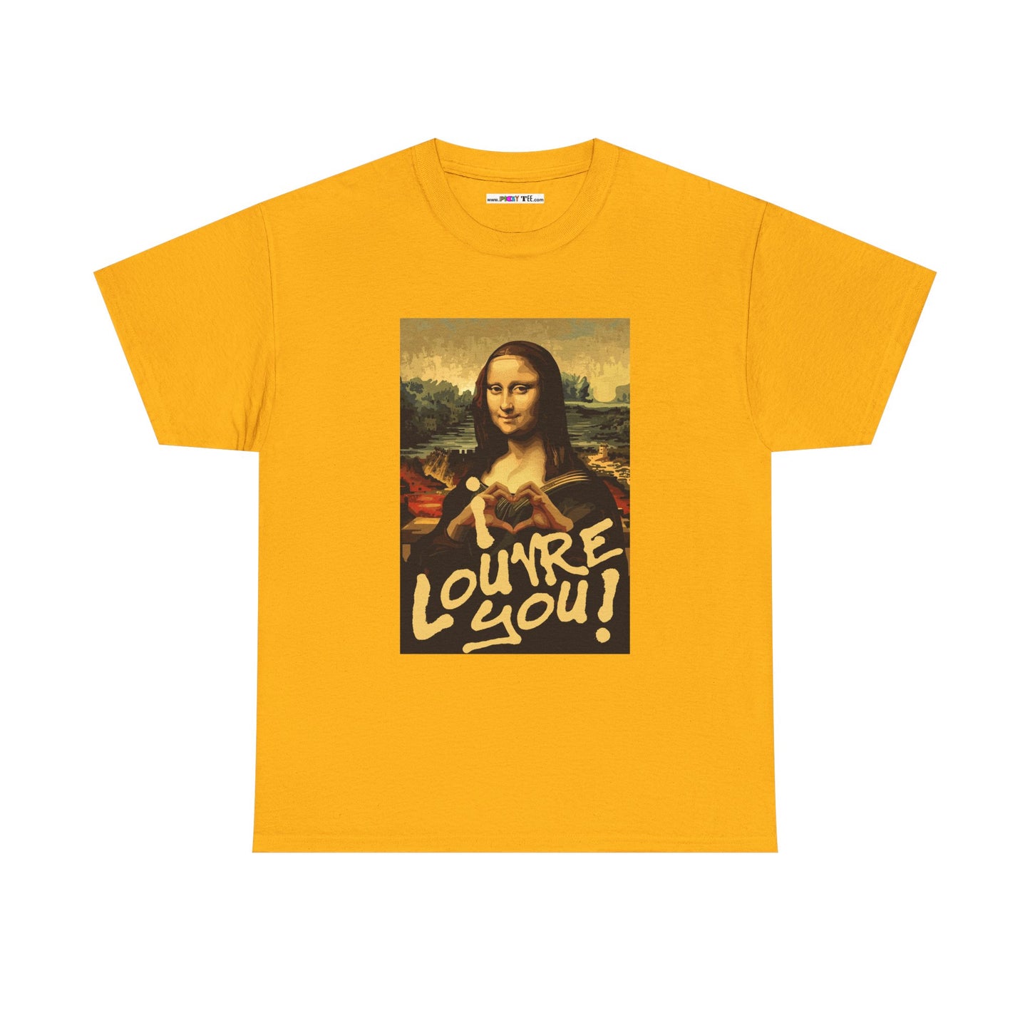 I LOUVRE YOU! Unisex Heavy Cotton Tee