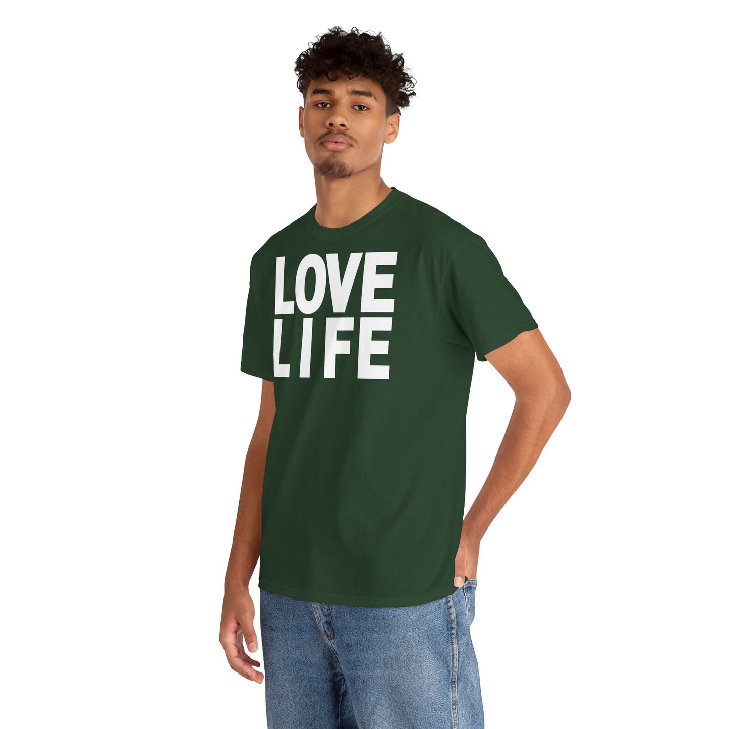 LOVE LIFE Unisex Heavy Cotton Tee