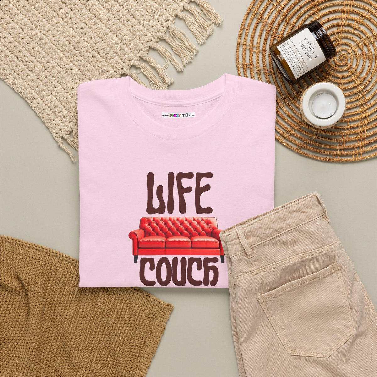 LIFE COUCH Unisex Heavy Cotton Tee
